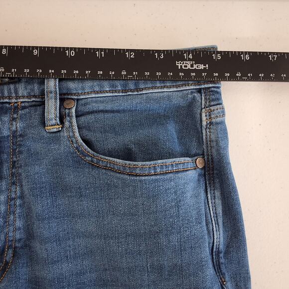 Flint & Tinder Jeans Men 31 (30x30)* Slim Tapered Medium Candiani Stretch Denim - Picture 9 of 13